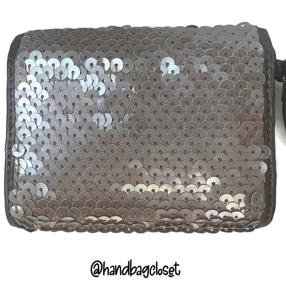 Coach Audrey Pearl Rocker Optic C Sequin Sequence Wristlet Wallet - Picture 9 of 11